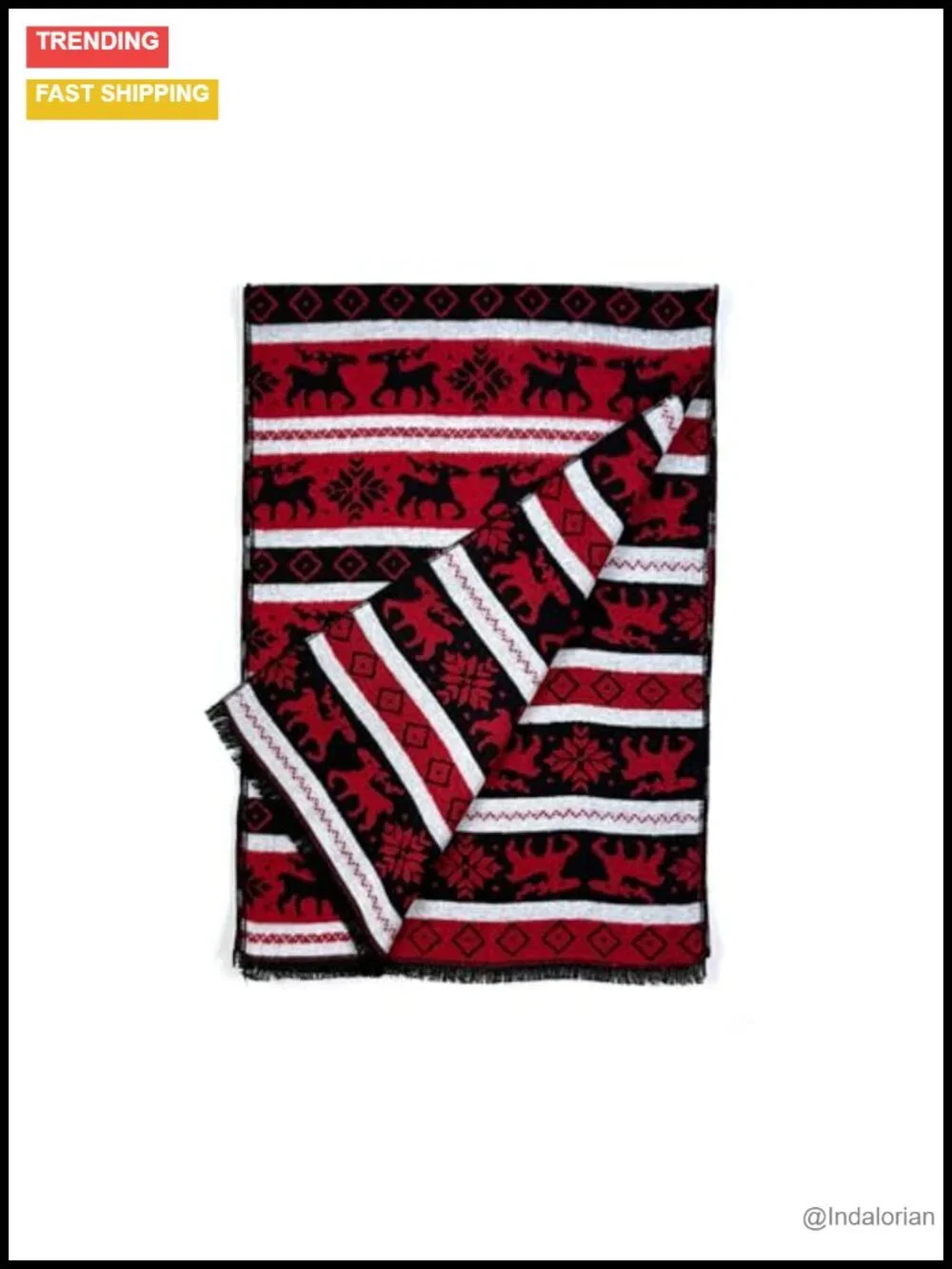 Men's Reversible Classic Cashmere Feel Scarves Fall Winter